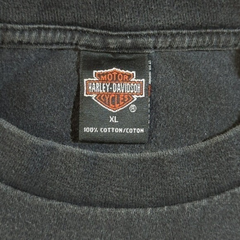 Harley Davidson T Shirt XL Vintage 1997-98 Double Sided Utica NY - Picture 4 of 10